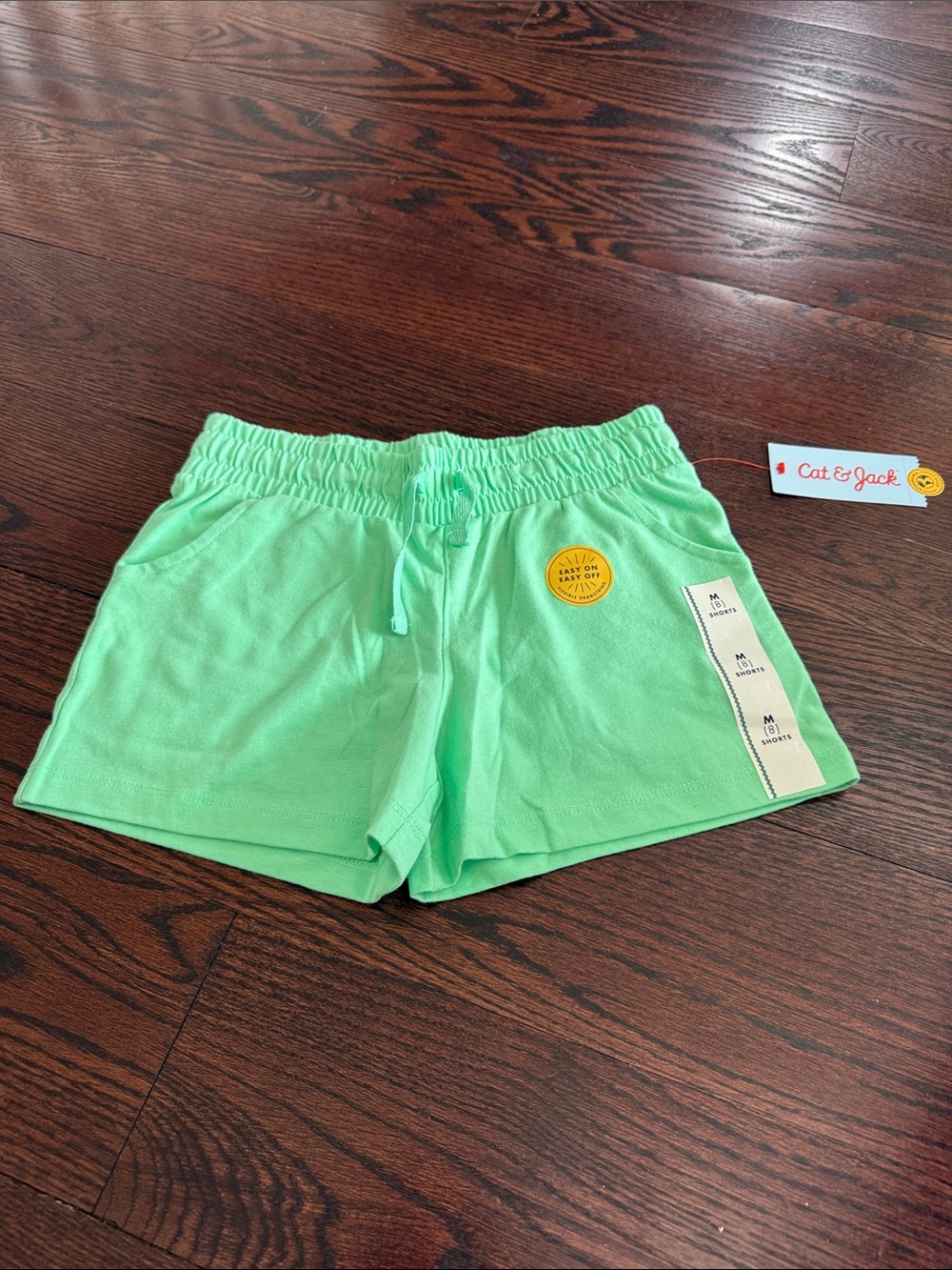 Cat & Jack Bright Mint Green Pull-On Knit Girls' Shorts
